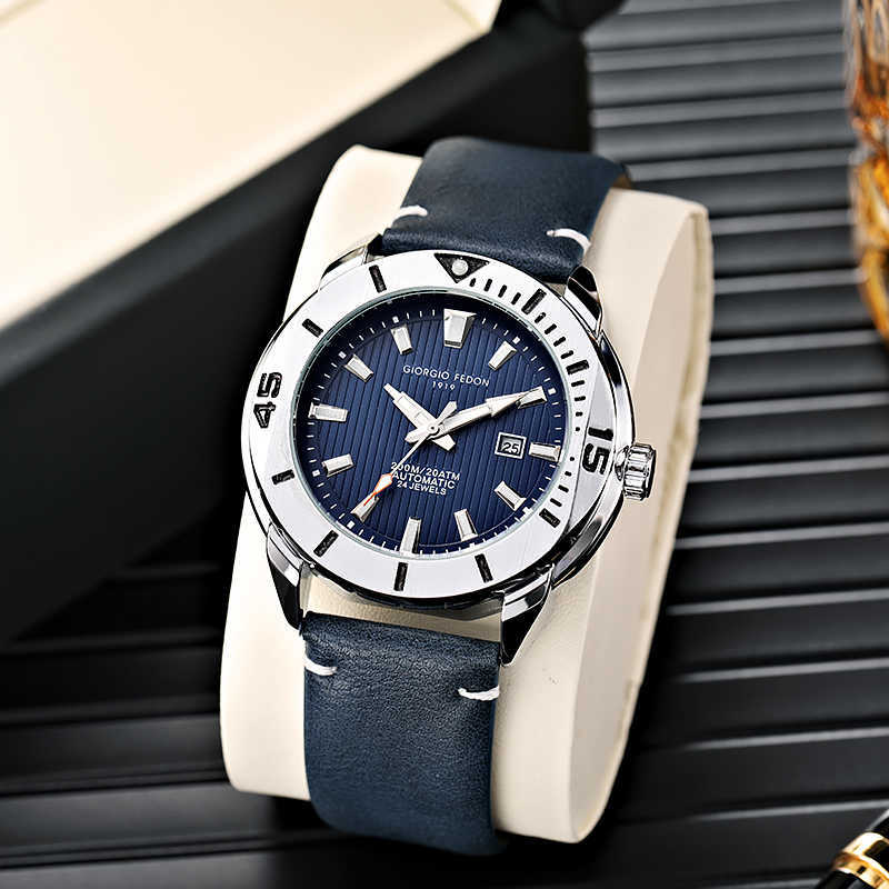 New Giorgio Fedon Luxury Date Men's High Quality Leather Strap Watch Quartz Fashion Luminous Sports Waterproof Water Relojes Hombre, Black
New Giorgio Fedon Luxury Date Men's High Quality Leather Strap Watch Quartz Fashion Luminous Sports Waterproof Water Relojes Hombre, Black