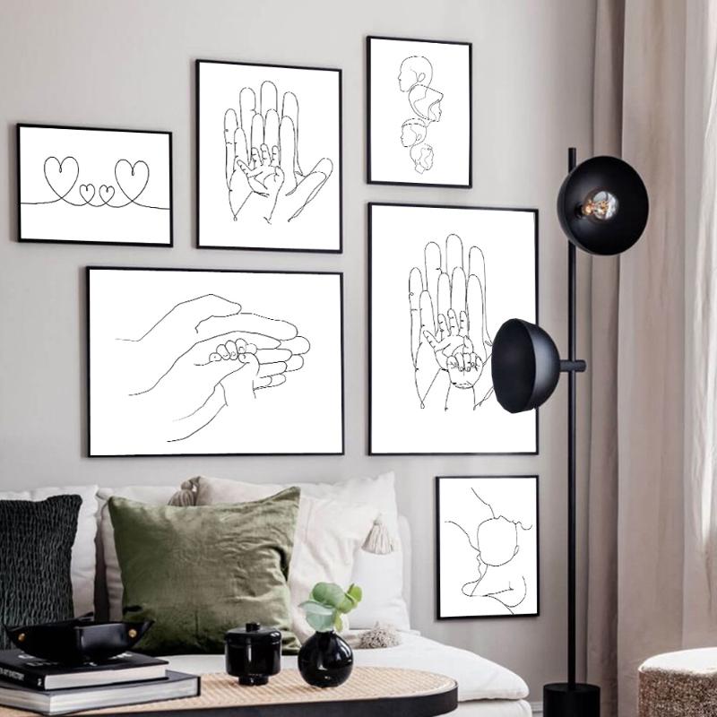 Paintings Abstract Minimalist Art Wall Decor Picture Poster Sweet Family Sketch Line Modern Aesthetic Canvas Print Painting No Frame
Paintings Abstract Minimalist Art Wall Decor Picture Poster Sweet Family Sketch Line Modern Aesthetic Canvas Print Painting No Frame