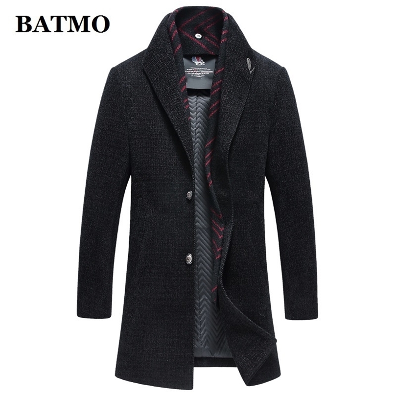 BATMO arrival winter high quality trench coat menmen's jacketsplus-size M-XXXL 97843 201128