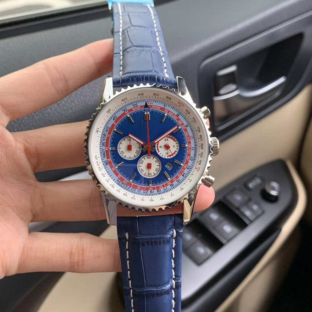 Leisure Mens Watch Quartz Watches 43mm Leather Business Strap Life Waterproof Classic Gift WristWatch For Men orologio di lusso Sports Style, Color 1
Leisure Mens Watch Quartz Watches 43mm Leather Business Strap Life Waterproof Classic Gift WristWatch For Men orologio di lusso Sports Style, Color 1