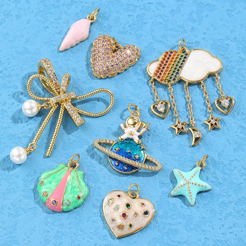 Charms Cute Animal Heart Seashell Starfish For Jewelry Making DIY Pendant Necklace Bracelet Earrings Pave CZ AccessoriesCharms
Charms Cute Animal Heart Seashell Starfish For Jewelry Making DIY Pendant Necklace Bracelet Earrings Pave CZ AccessoriesCharms