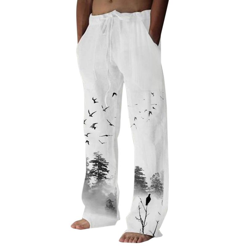 Men's Pants White Memory Open For Men Print Pocket Length Straight Drawstring Full Casual Male Trouser Pant Men's PantsMen's, Black
Men's Pants White Memory Open For Men Print Pocket Length Straight Drawstring Full Casual Male Trouser Pant Men's PantsMen's, Black