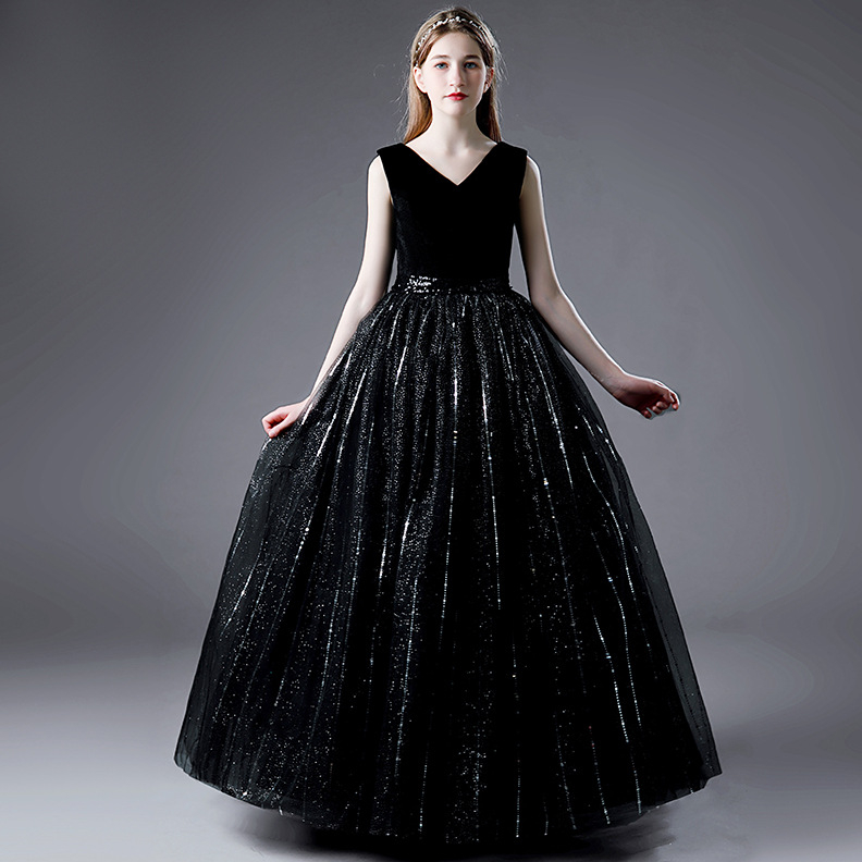 2023 Cute Flower Girls Dresses For Weddings Jewel Neck Sleeveless Hand Made Flowers Floor Length Back With Bow Princess Birthday Children Girl Pageant