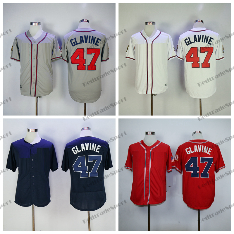 Mens Tom Glavine #47 Baseball Jerseys Vintage 1995 Stitched Shirts White Red Grey Jersey, Blue
Mens Tom Glavine #47 Baseball Jerseys Vintage 1995 Stitched Shirts White Red Grey Jersey, Blue
