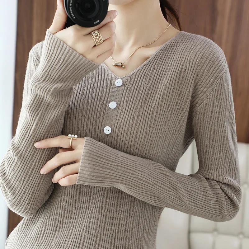 Men's Sweaters Autumn Winter Sweater Women Loose Korean Large Size Button Cover Belly Jacket Fashion Fashionable Pure Color Bottom SweaterMe, Apricot
Men's Sweaters Autumn Winter Sweater Women Loose Korean Large Size Button Cover Belly Jacket Fashion Fashionable Pure Color Bottom SweaterMe, Apricot