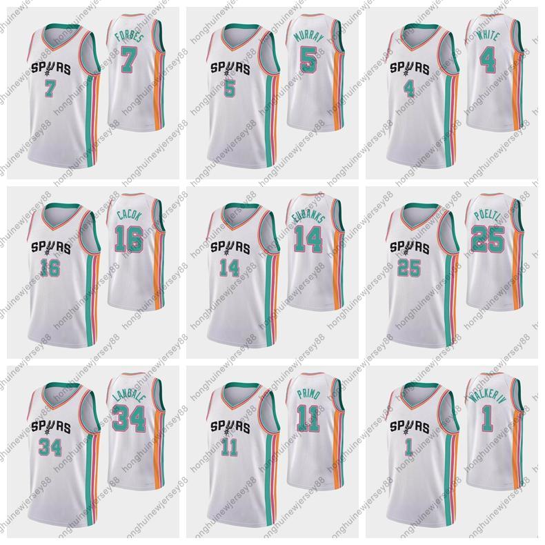 MEN 2021 Basketball Bryn Forbes Derrick White Joshua Primo Jakob Poeltl Thaddeus Young Dejounte Murray 75th Anniversary City White Jersey
MEN 2021 Basketball Bryn Forbes Derrick White Joshua Primo Jakob Poeltl Thaddeus Young Dejounte Murray 75th Anniversary City White Jersey