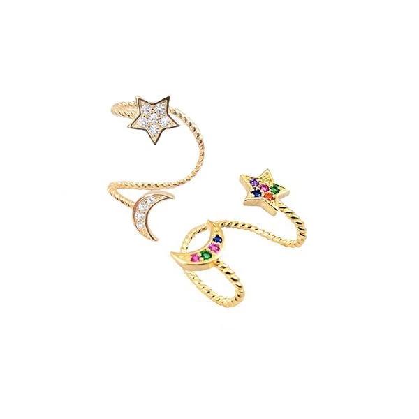 Clip-on & Screw Back 1 PIECE Gold Filled White Rainbow Cz No Hole Pierced Clip Cuff Earrings Women Tiny Moon Star Fashion Delicate Jewelry G
Clip-on & Screw Back 1 PIECE Gold Filled White Rainbow Cz No Hole Pierced Clip Cuff Earrings Women Tiny Moon Star Fashion Delicate Jewelry G