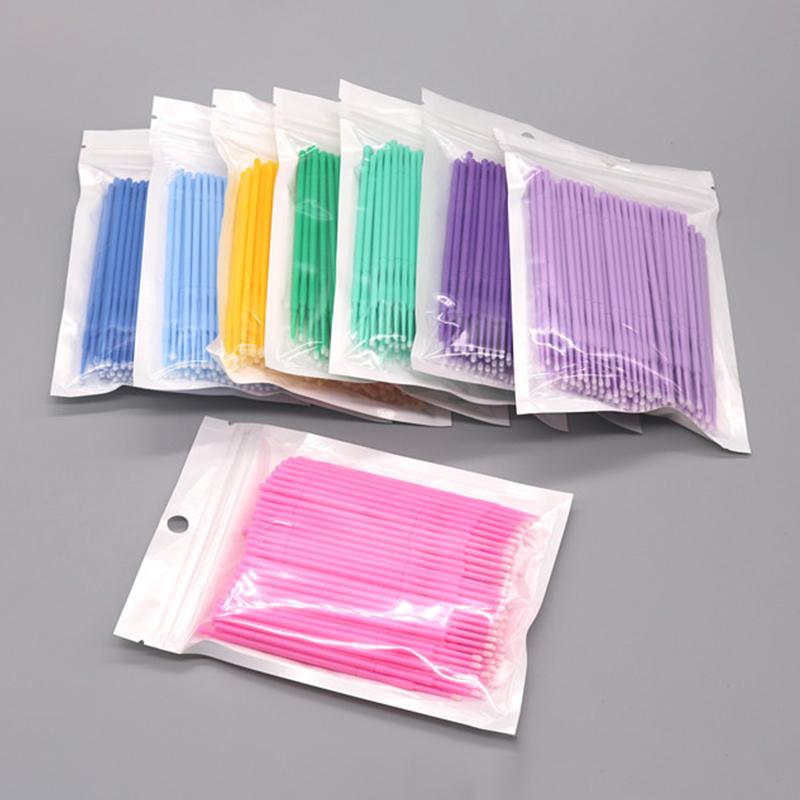 False Eyelashes 100/500/1000PCS Eyelash Brushes Cotton Swab Micro Individual Microbrush Removing Cleaning Lash Extensions Accessories
False Eyelashes 100/500/1000PCS Eyelash Brushes Cotton Swab Micro Individual Microbrush Removing Cleaning Lash Extensions Accessories