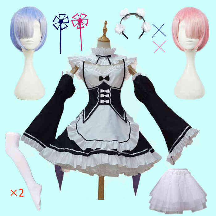 Rem Ram Maid Cosplay Costumes Re:Zero kara Hajimeru Isekai Seikatsu Kawaii cos dresses Re Life In a Different World Anime Maid AA220324
Rem Ram Maid Cosplay Costumes Re:Zero kara Hajimeru Isekai Seikatsu Kawaii cos dresses Re Life In a Different World Anime Maid AA220324