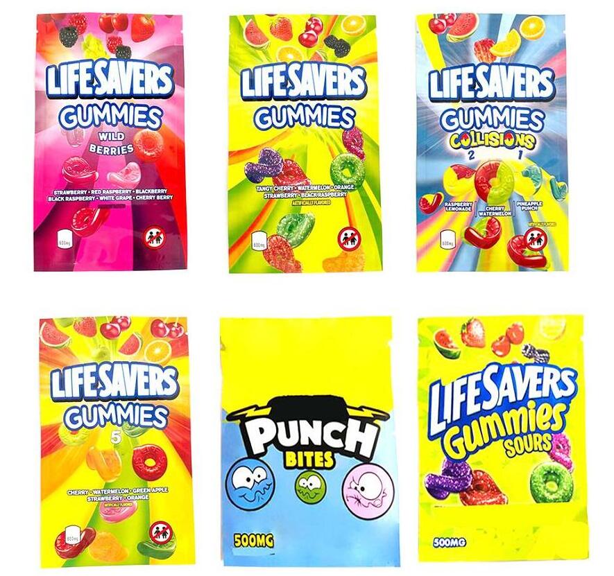 Empty 600mg Lifesavers Candy Mylar Bags Smell Proof Wild Berries Collisions Candy Edibles Gummies Package
Empty 600mg Lifesavers Candy Mylar Bags Smell Proof Wild Berries Collisions Candy Edibles Gummies Package