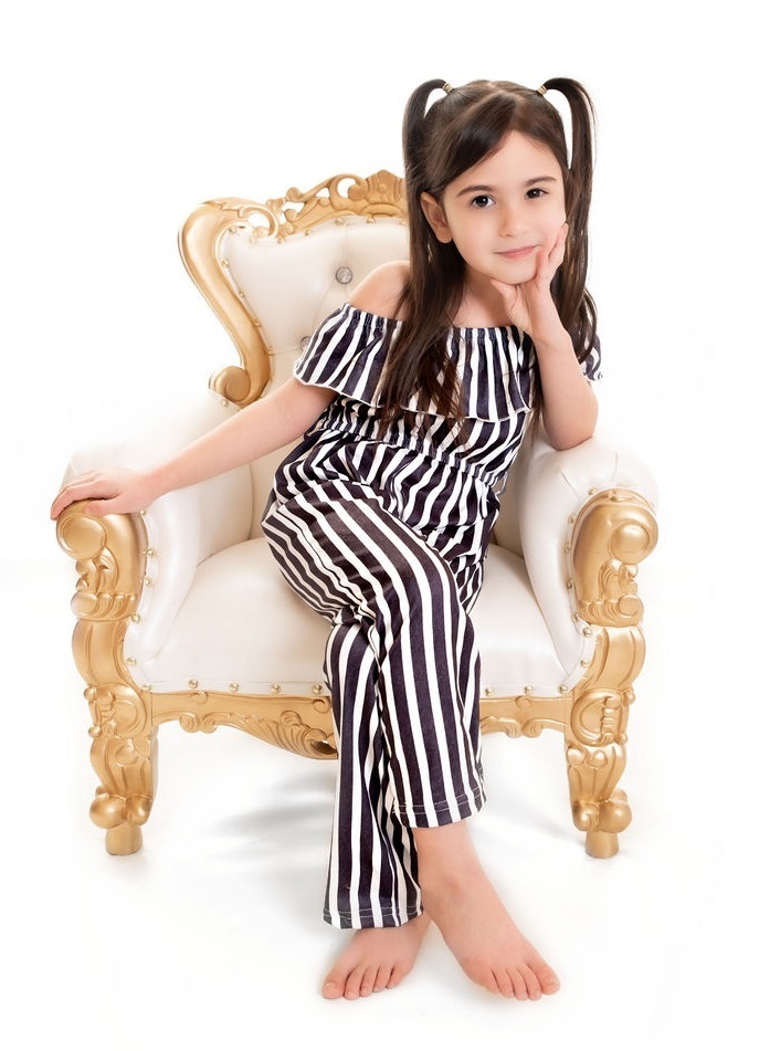Girlymax Spring Summer Milk Silk Baby Kids Leopard Cow Stripe Garment Jumpsuit Pants Clothes Sleeveless 220509