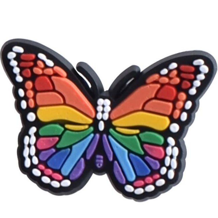 colorfuls Butterfly cartoon shoe charms garden shoecharms buckle clog bracelet wristband decoration accessories gift