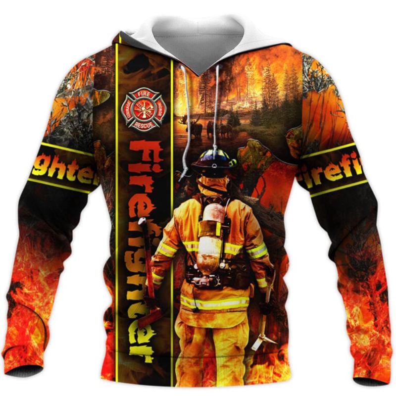 Men' Hoodies & Sweatshirts Men Hoodie Firefighter 3D All Over Printed Long Sleeves Pullover Unisex Fashion Zipper Hooded Summer Coat Sudade, Sweatshirt-2
Men' Hoodies & Sweatshirts Men Hoodie Firefighter 3D All Over Printed Long Sleeves Pullover Unisex Fashion Zipper Hooded Summer Coat Sudade, Sweatshirt-2