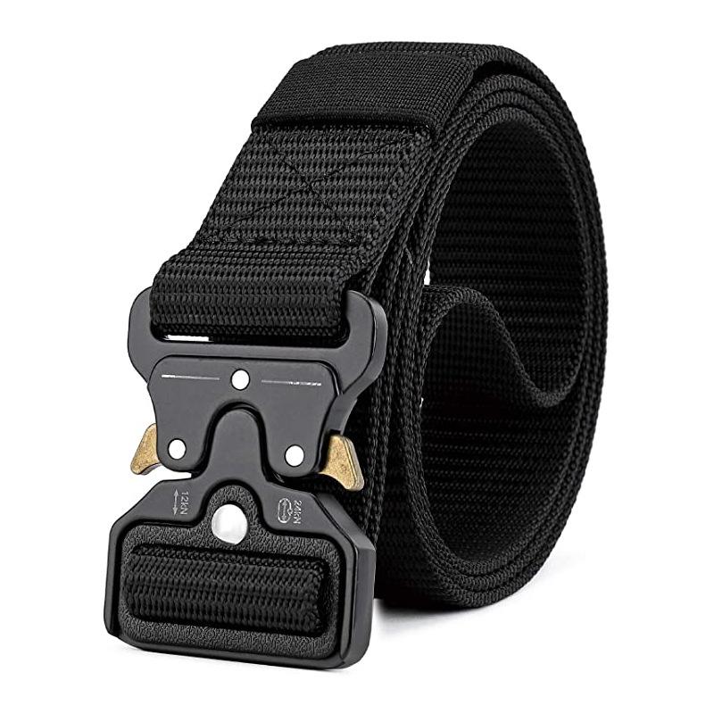 Waist Support Tactical Men's Belt Black Utility Work Nylon Gun Belts For Men Concealed Carry With Heavy Duty Quick-Release Buckle
Waist Support Tactical Men's Belt Black Utility Work Nylon Gun Belts For Men Concealed Carry With Heavy Duty Quick-Release Buckle