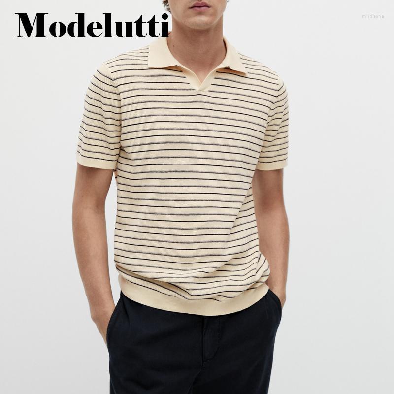 Men' Polos Modelutti 2022 Spring Summer Fashion Short Sleeve Knit Sweater Neck Classic Striped T-shirt Men Simple Casual Tops MaleMen' Mil, Sandy yellow
Men' Polos Modelutti 2022 Spring Summer Fashion Short Sleeve Knit Sweater Neck Classic Striped T-shirt Men Simple Casual Tops MaleMen' Mil, Sandy yellow
