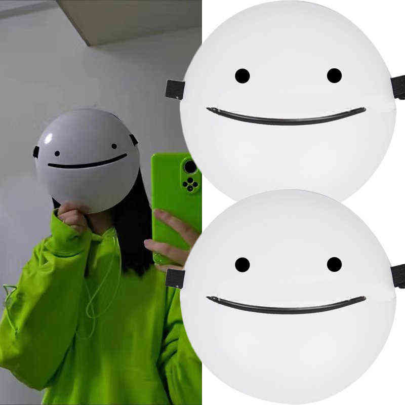 2022 Halloween Masks Dreams Cosplay Masks Cartoon Anime White Smile Masks Helmet Halloween Costume Props Party Accessories Y220523
2022 Halloween Masks Dreams Cosplay Masks Cartoon Anime White Smile Masks Helmet Halloween Costume Props Party Accessories Y220523