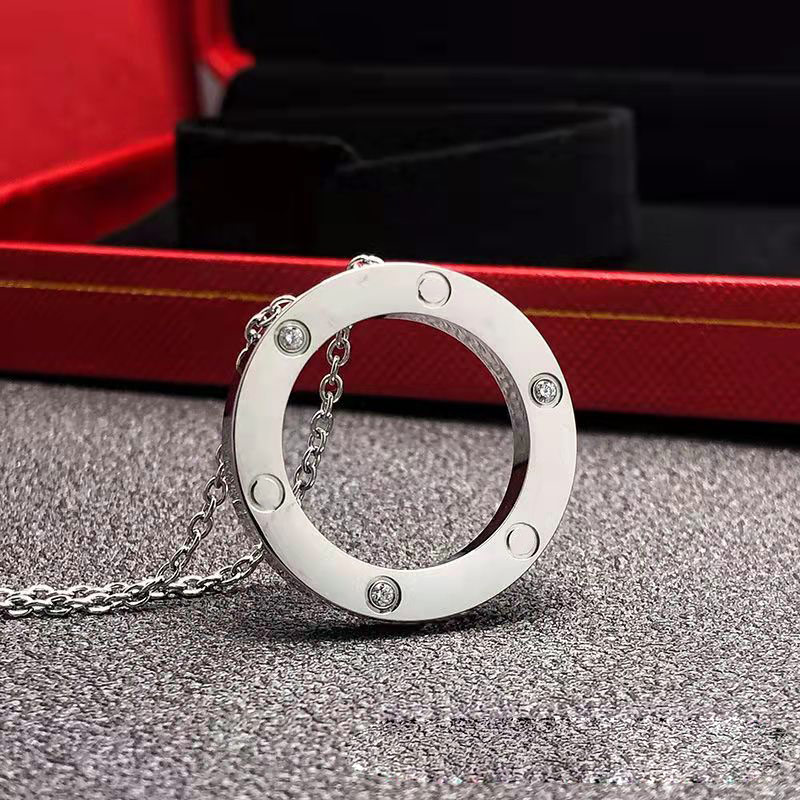Designer Diamond Titanium necklace long necklaces for women fashion Jewelry Chirstmas Gift Luxury Pendants lovers chain round collier de luxe with box
Designer Diamond Titanium necklace long necklaces for women fashion Jewelry Chirstmas Gift Luxury Pendants lovers chain round collier de luxe with box