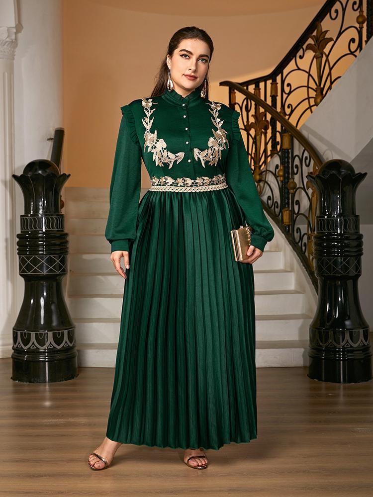 Plus Size Dresses Oversized Women Elegant Maxi 2022 Spring Green Long Sleeve Large Muslim Party Evening Festival ClothingPlus
Plus Size Dresses Oversized Women Elegant Maxi 2022 Spring Green Long Sleeve Large Muslim Party Evening Festival ClothingPlus