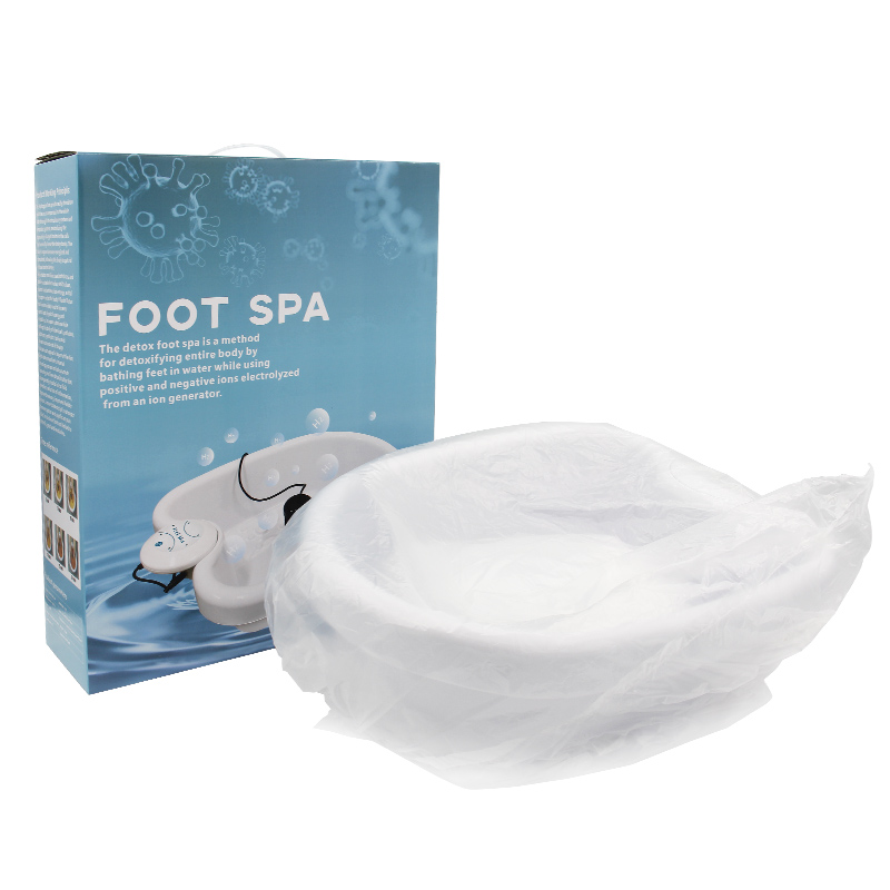 Foot Spa Detox Machine with Portable Bag, Ionic Detox Foot Bath Machine Hydrogen Negative ion Tub with Foot Basin