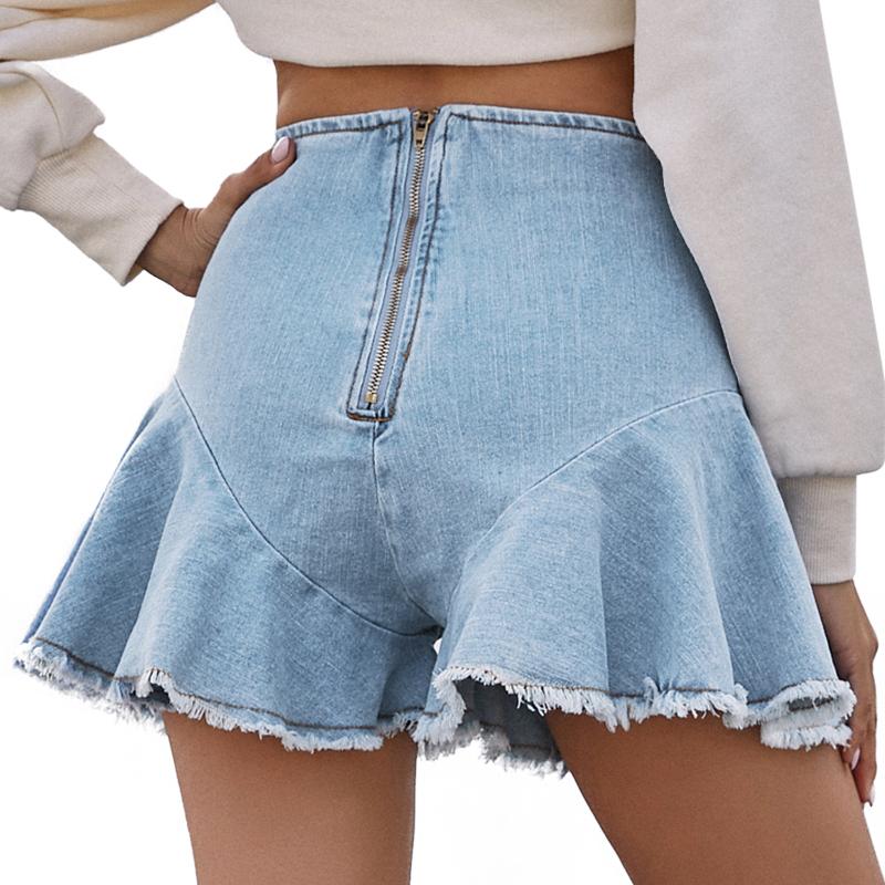 Skirts Summer High Waist Temperament Commuter Fashion Denim Ruffled Zipper SkirtSkirts, 01
Skirts Summer High Waist Temperament Commuter Fashion Denim Ruffled Zipper SkirtSkirts, 01