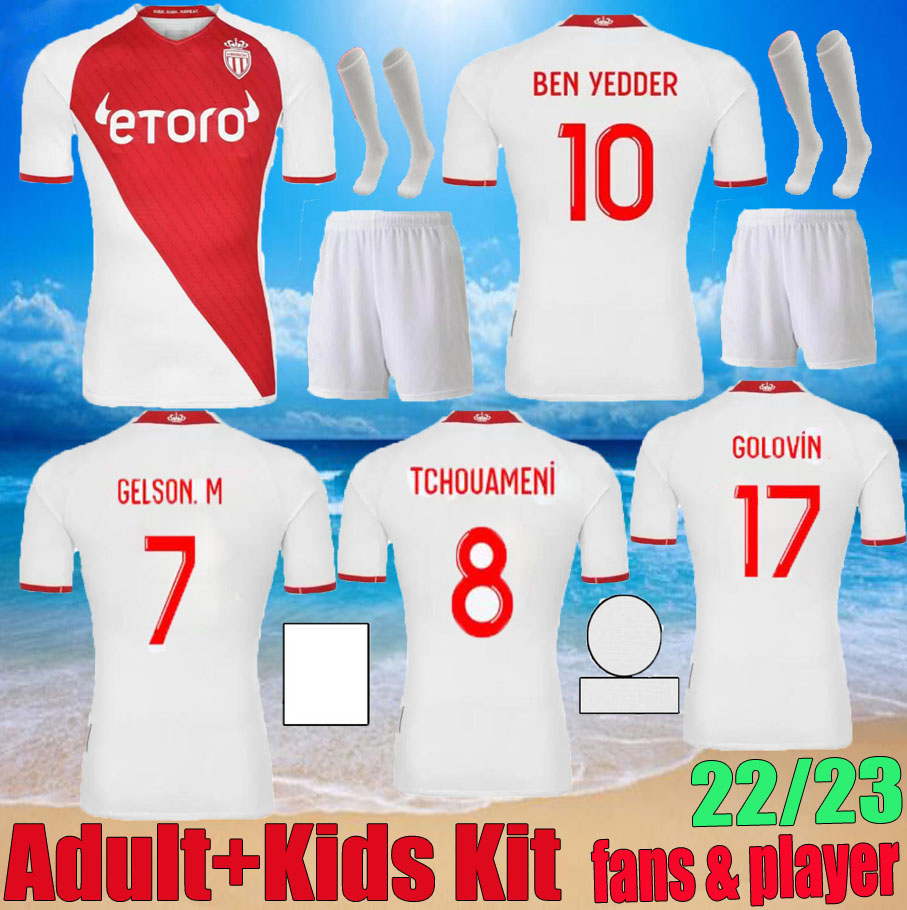 Men Kids kit 2022 2023 AS Monaco BEN YEDDER Soccer Jerseys BOADU GOLOVIN 22 23 maillot de foot VOLLAND GELSON Flocage JORGE GEUBBELS Footbal Shirts, Fans
Men Kids kit 2022 2023 AS Monaco BEN YEDDER Soccer Jerseys BOADU GOLOVIN 22 23 maillot de foot VOLLAND GELSON Flocage JORGE GEUBBELS Footbal Shirts, Fans