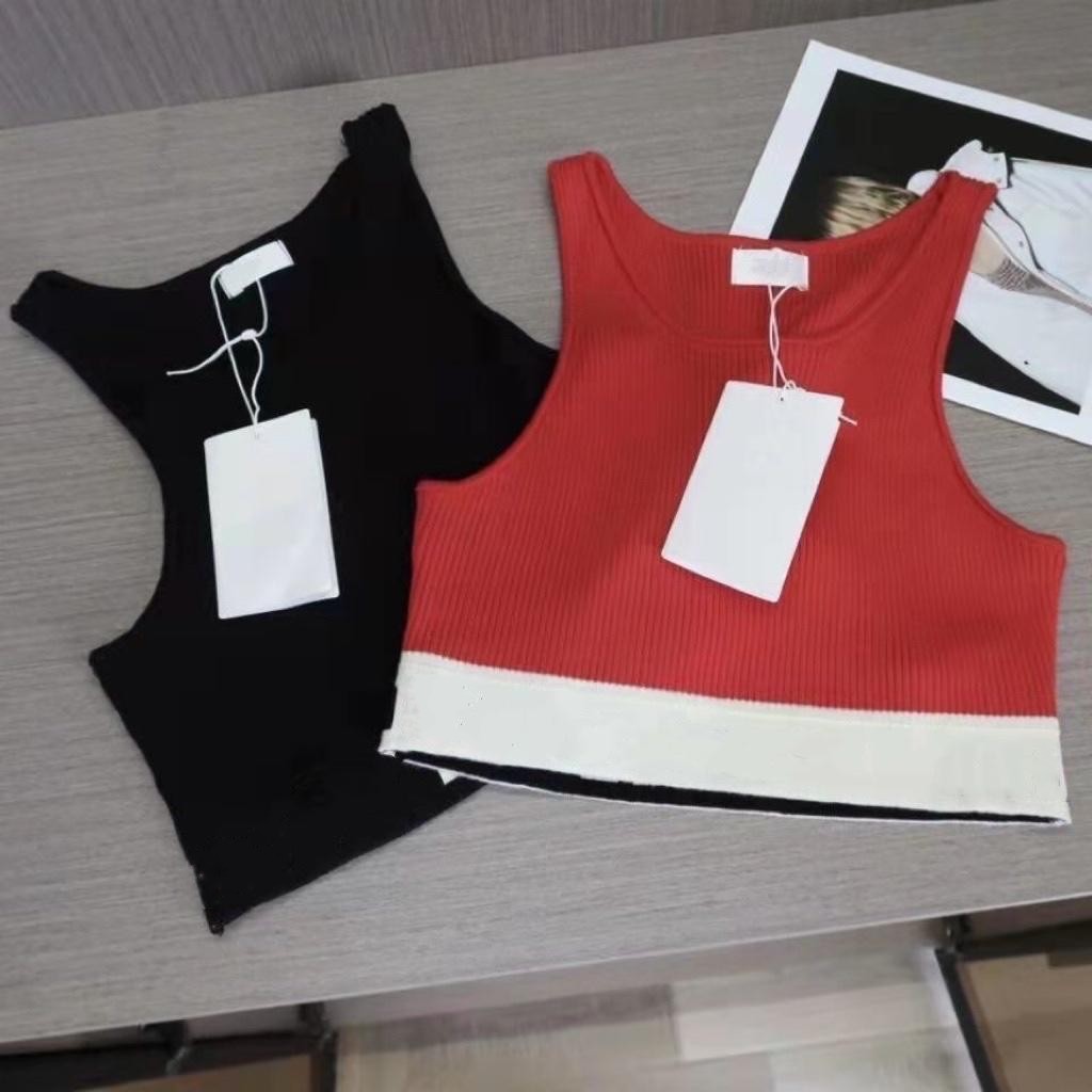 Women's Tanks Knits Summer Stripe designer Crop Top Slim Tops O-neck Sleeveless Workout Vest Ladies Good Quality Tank 3 Colors, Red
Women's Tanks Knits Summer Stripe designer Crop Top Slim Tops O-neck Sleeveless Workout Vest Ladies Good Quality Tank 3 Colors, Red