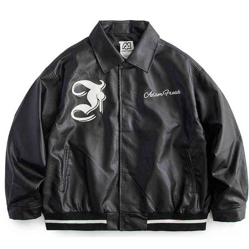 New Autumn PU Leather Men Motorcycle Jacket Letter Embroidery Unisex Couple Bomber Pilot Coat Coach Vintage Casual Streetwear T220728, Beige
New Autumn PU Leather Men Motorcycle Jacket Letter Embroidery Unisex Couple Bomber Pilot Coat Coach Vintage Casual Streetwear T220728, Beige