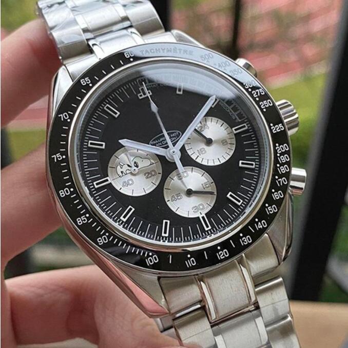 High Quality Men Mens Luxury Watch Ceramic Bezel Chronograph VK Quarz Movement Master Fabric james bond 007 Watches montre de luxe Space Wristwatch, Water proof 50m
High Quality Men Mens Luxury Watch Ceramic Bezel Chronograph VK Quarz Movement Master Fabric james bond 007 Watches montre de luxe Space Wristwatch, Water proof 50m