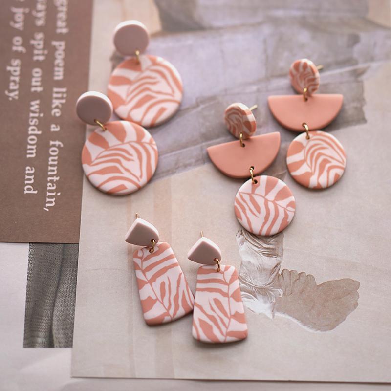 Dangle & Chandelier Light Color Version Floral Leaf Abstract Pattern Big Size Long Pendant Multi Shapes Statement Polymer Clay Earrings Sets
Dangle & Chandelier Light Color Version Floral Leaf Abstract Pattern Big Size Long Pendant Multi Shapes Statement Polymer Clay Earrings Sets