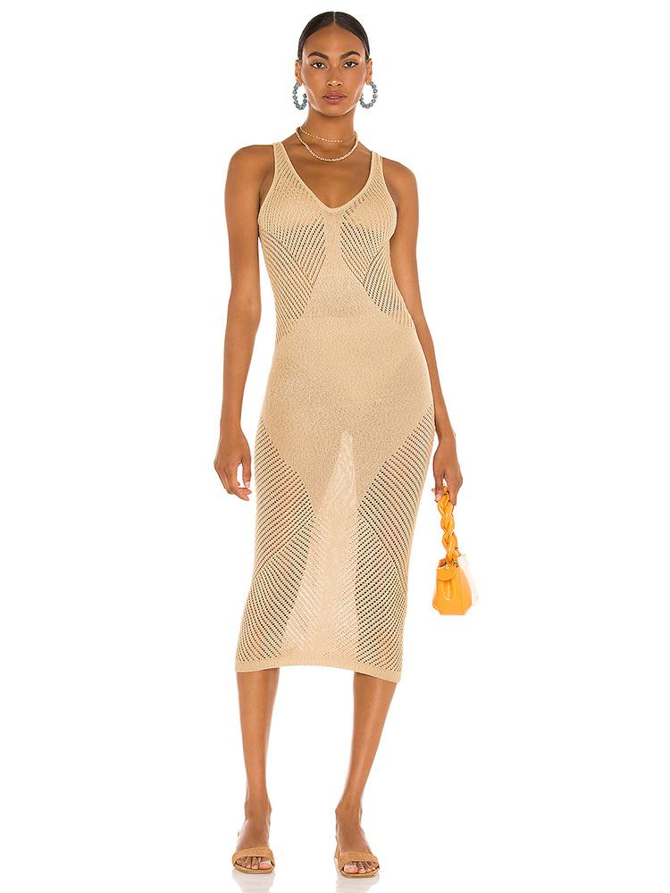 Women's Swimwear Sexy Vest Knitted Skirt Long Beach Dress Women Bikini Cover Up Female Laides Summer Cover-Ups BeachwearWomen's, White
Women's Swimwear Sexy Vest Knitted Skirt Long Beach Dress Women Bikini Cover Up Female Laides Summer Cover-Ups BeachwearWomen's, White