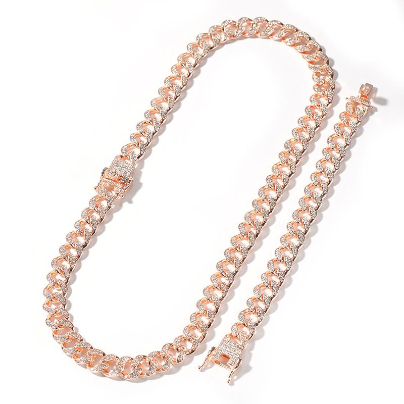 Earrings & Necklace Hip Hop Bling Iced Out Rhinestones Cuban Curb Miami Link Chain Bracelets Necklaces Set For Men Rapper Jewelry Rose Gold, As pic
Earrings & Necklace Hip Hop Bling Iced Out Rhinestones Cuban Curb Miami Link Chain Bracelets Necklaces Set For Men Rapper Jewelry Rose Gold, As pic