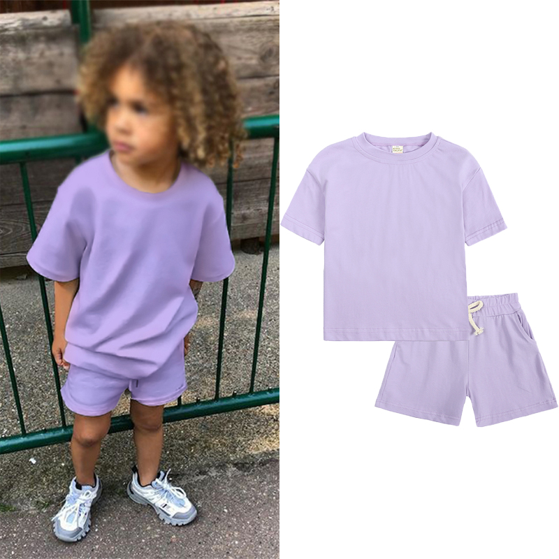 Summer Children Tracksuit Two Pieces Suits Clothing Sets for Boys Short Sleeve Top Shorts Girls Costume Kids Casual Outfits
Summer Children Tracksuit Two Pieces Suits Clothing Sets for Boys Short Sleeve Top Shorts Girls Costume Kids Casual Outfits