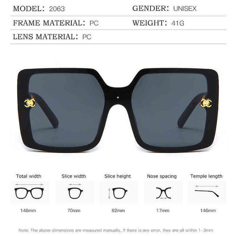 Luxury Designer Vintage Oversized Square Sunglasses Women Classic Popular Big Frame Sun Glasses For Female UV400 Y220719
Luxury Designer Vintage Oversized Square Sunglasses Women Classic Popular Big Frame Sun Glasses For Female UV400 Y220719