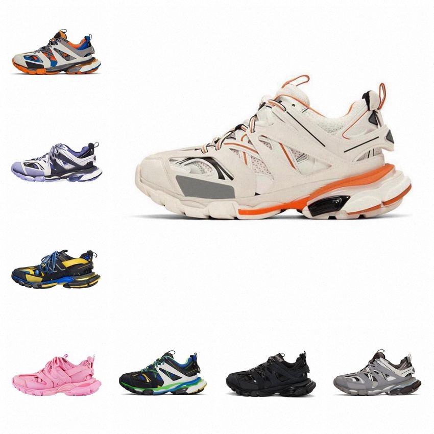 Quality Paris s Track 3.0 Gomma Mens Womens Shoes Chaussures Sneakers Triple White Pink Casual Platform Outdoor Shoes Sports Trainers balencigas shoe, More
Quality Paris s Track 3.0 Gomma Mens Womens Shoes Chaussures Sneakers Triple White Pink Casual Platform Outdoor Shoes Sports Trainers balencigas shoe, More