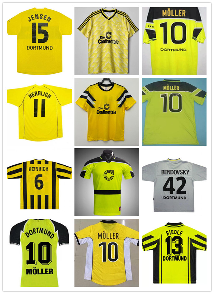 1995 96 97 98 99 2000 01 02 Borussia Retro dortmund Soccer Jersey Lewandowski REUS METZELDER MOLLER AMOROSO ROSICKY BOBIC Classic adult Foot, 18
1995 96 97 98 99 2000 01 02 Borussia Retro dortmund Soccer Jersey Lewandowski REUS METZELDER MOLLER AMOROSO ROSICKY BOBIC Classic adult Foot, 18