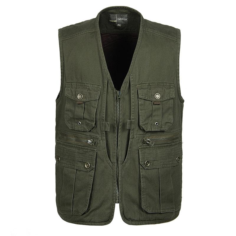 Men's Vests Est Solid Large Size Cotton Fabric Multi Pockets Vest Men Tactical Pography Waistcoat Loose Inner Pocket Sleeveless JacketMen's, Light armygreen vest
Men's Vests Est Solid Large Size Cotton Fabric Multi Pockets Vest Men Tactical Pography Waistcoat Loose Inner Pocket Sleeveless JacketMen's, Light armygreen vest