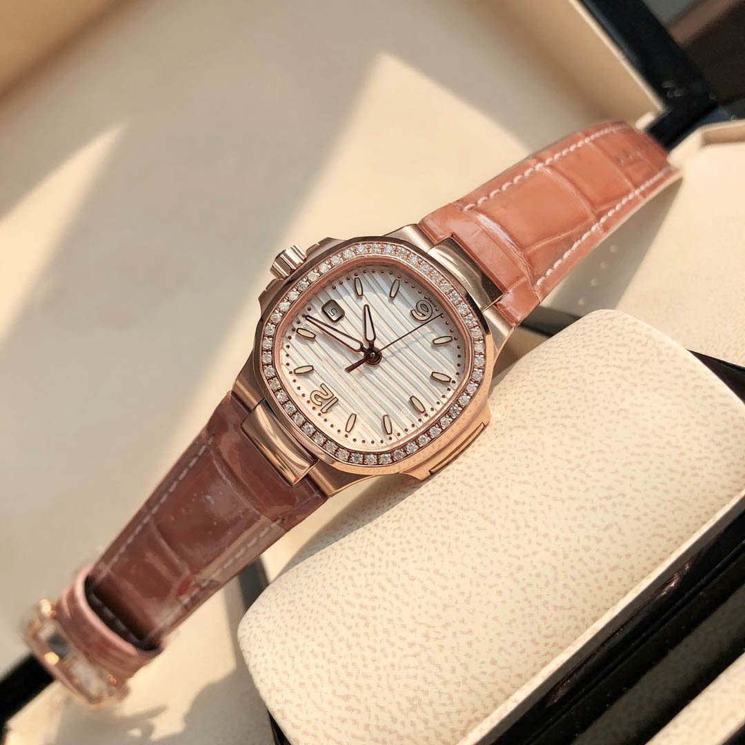 Elegance Women's Watch Series Diamonds with Calendar Automatic Mechanical Watch, Brown
Elegance Women's Watch Series Diamonds with Calendar Automatic Mechanical Watch, Brown