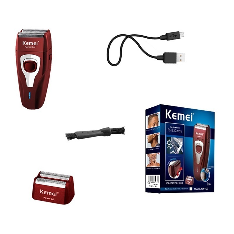 Pro Li barber finishing tool rechargeable electric shaver hair beard electric razor for men bald shaving machine USB line 220322