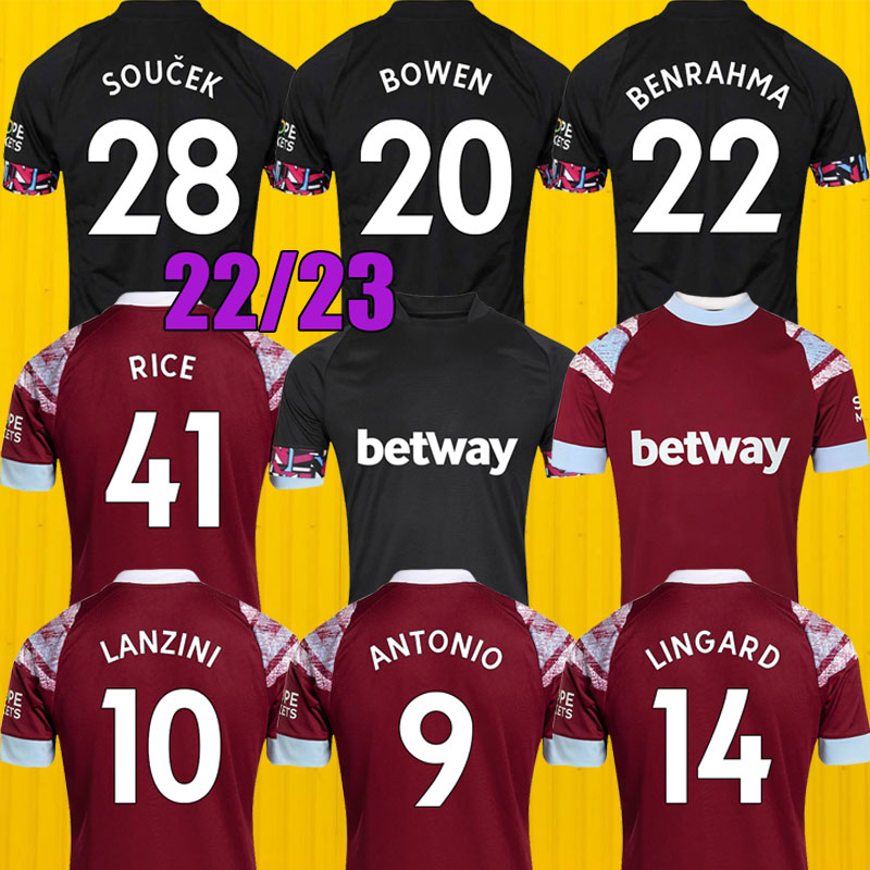 22 23 WHU FC soccer jerseys LINGARD WEST 2022 2023 RICE HAM VLASIC BOWEN Away Black football shirts kits LANZINI ANTONIO UNITED NOBLE KRAL MEN Kids Equipment tops 2022, Kids home
22 23 WHU FC soccer jerseys LINGARD WEST 2022 2023 RICE HAM VLASIC BOWEN Away Black football shirts kits LANZINI ANTONIO UNITED NOBLE KRAL MEN Kids Equipment tops 2022, Kids home