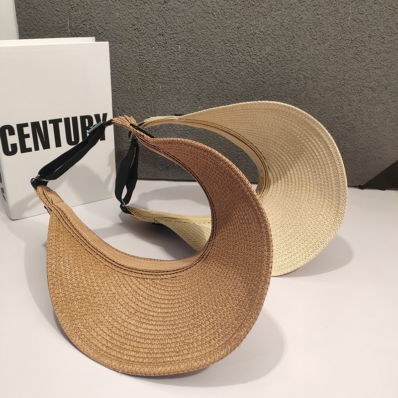 Luxury designer visors Sun Hat woman summer sun-protection Straw hats Outdoor Visor Cap fashion Empty Top Caps Casual Sports Beach Sunhat baseball sport hats 4colors, As show
Luxury designer visors Sun Hat woman summer sun-protection Straw hats Outdoor Visor Cap fashion Empty Top Caps Casual Sports Beach Sunhat baseball sport hats 4colors, As show