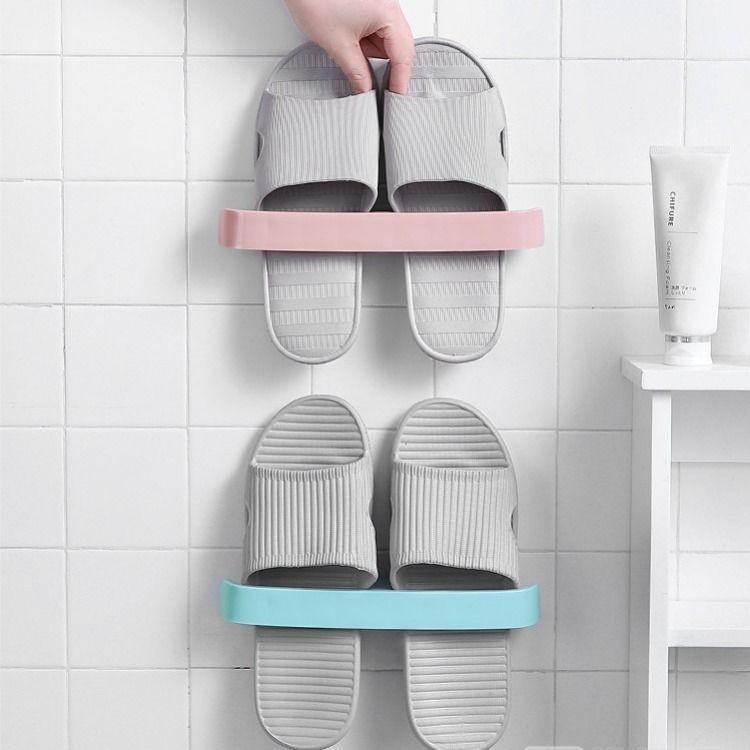 Hooks & Rails Non-marking Sticker Slipper Rack Free Punch Toilet Towel Bathroom Dormitory Household Multifunctional Storage
Hooks & Rails Non-marking Sticker Slipper Rack Free Punch Toilet Towel Bathroom Dormitory Household Multifunctional Storage