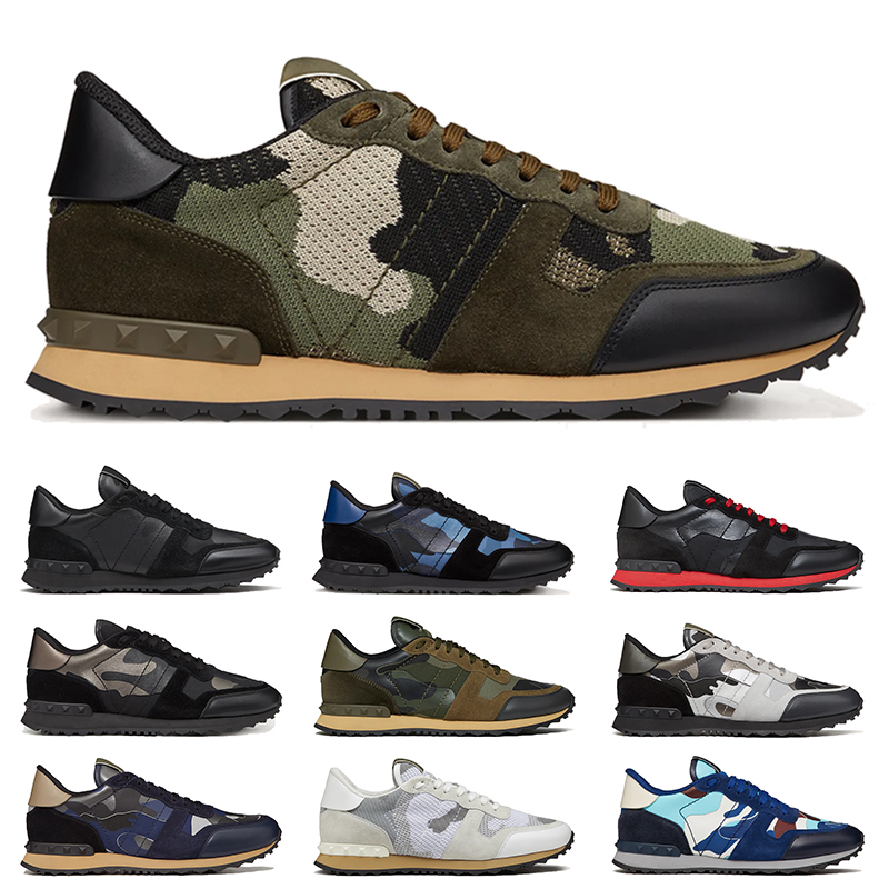 men luxury designer casual shoes Rockrunner Sneakers Light Blue Reflective Camouflage Triple Black White Beige Bred Grey mens rivet trainers
men luxury designer casual shoes Rockrunner Sneakers Light Blue Reflective Camouflage Triple Black White Beige Bred Grey mens rivet trainers