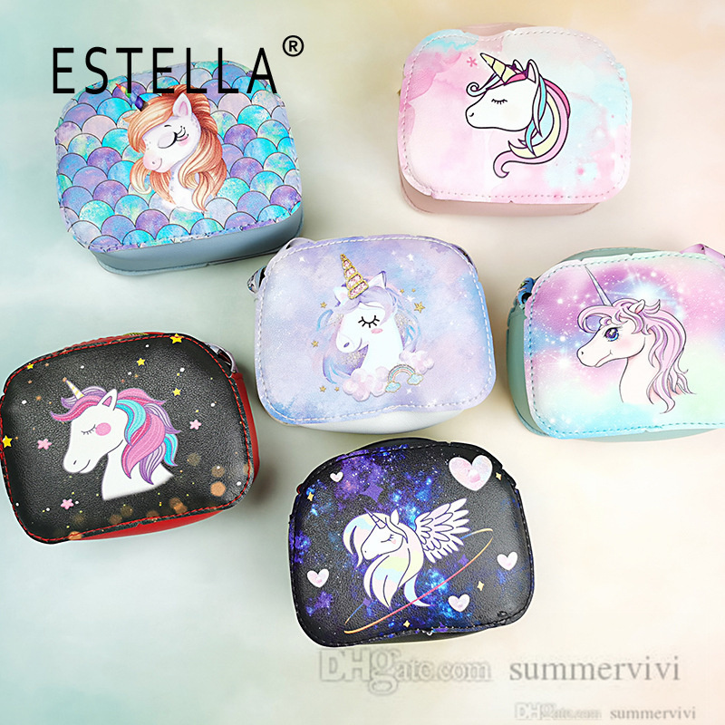 Fashion children unicorn printed purse girls cartoon messenger bag kids PU leather square single shoulder bags wallet Q5774, Blue
Fashion children unicorn printed purse girls cartoon messenger bag kids PU leather square single shoulder bags wallet Q5774, Blue