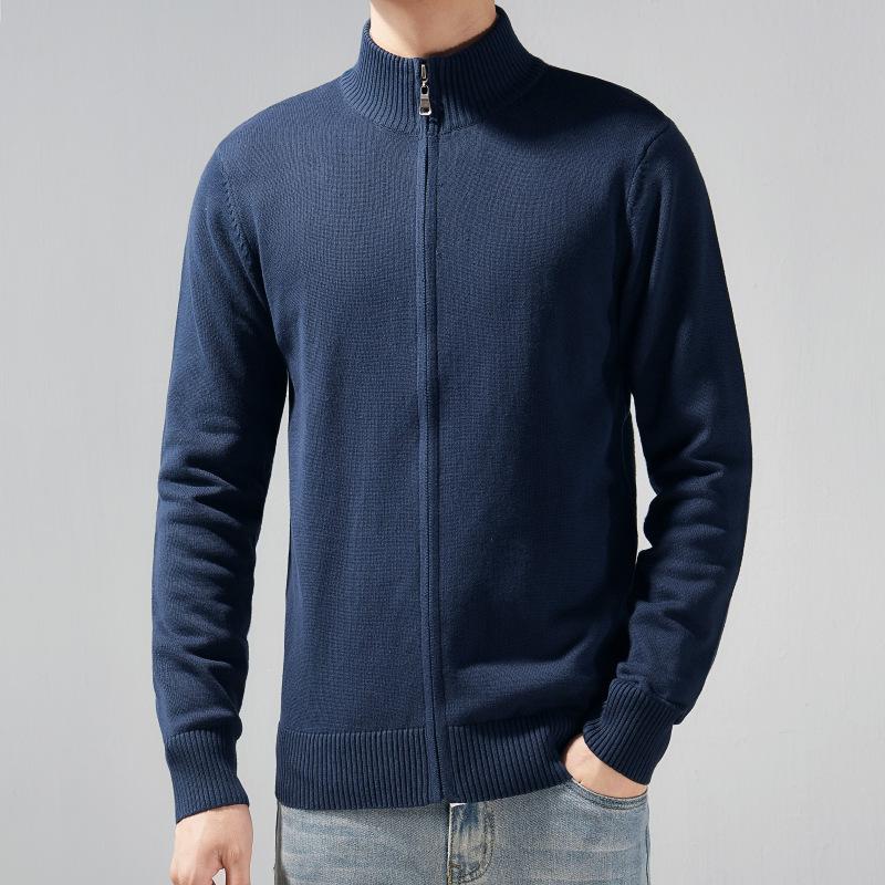 Men's Sweaters Men Knit Cardigan Loose Rib Hem Cotton O-Neck Zipper Slim Fit Casual Fashion Business Gentlemen Simple Knitwear OutwearMen's, A691 black
Men's Sweaters Men Knit Cardigan Loose Rib Hem Cotton O-Neck Zipper Slim Fit Casual Fashion Business Gentlemen Simple Knitwear OutwearMen's, A691 black
