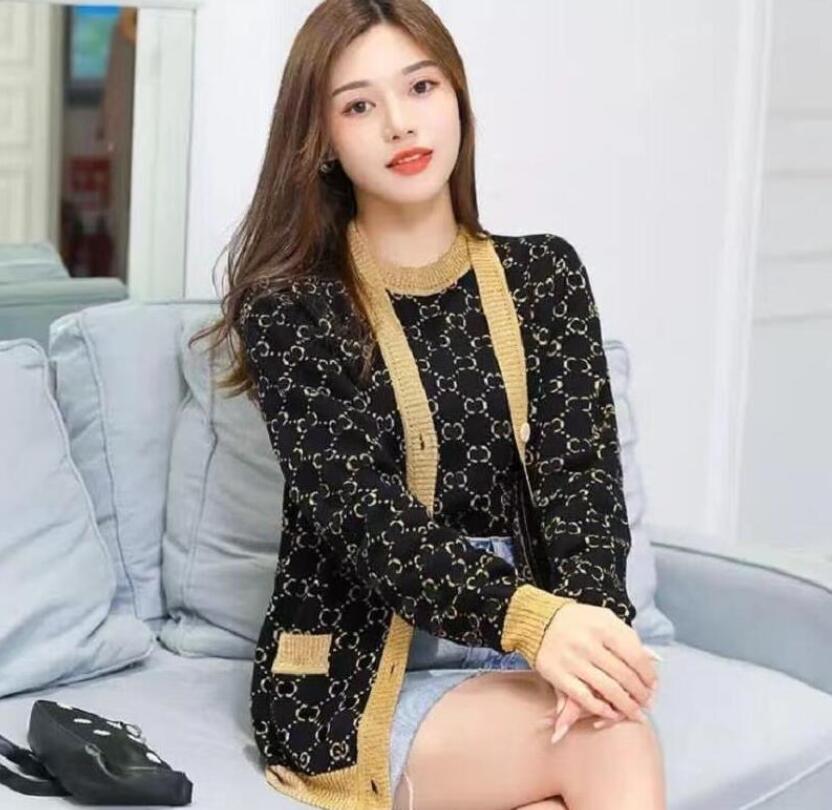 22GG Women Sweater V-Neck Luxury GGity Letter Cardigan Knitted Loose Oversized Jumper, 05
22GG Women Sweater V-Neck Luxury GGity Letter Cardigan Knitted Loose Oversized Jumper, 05