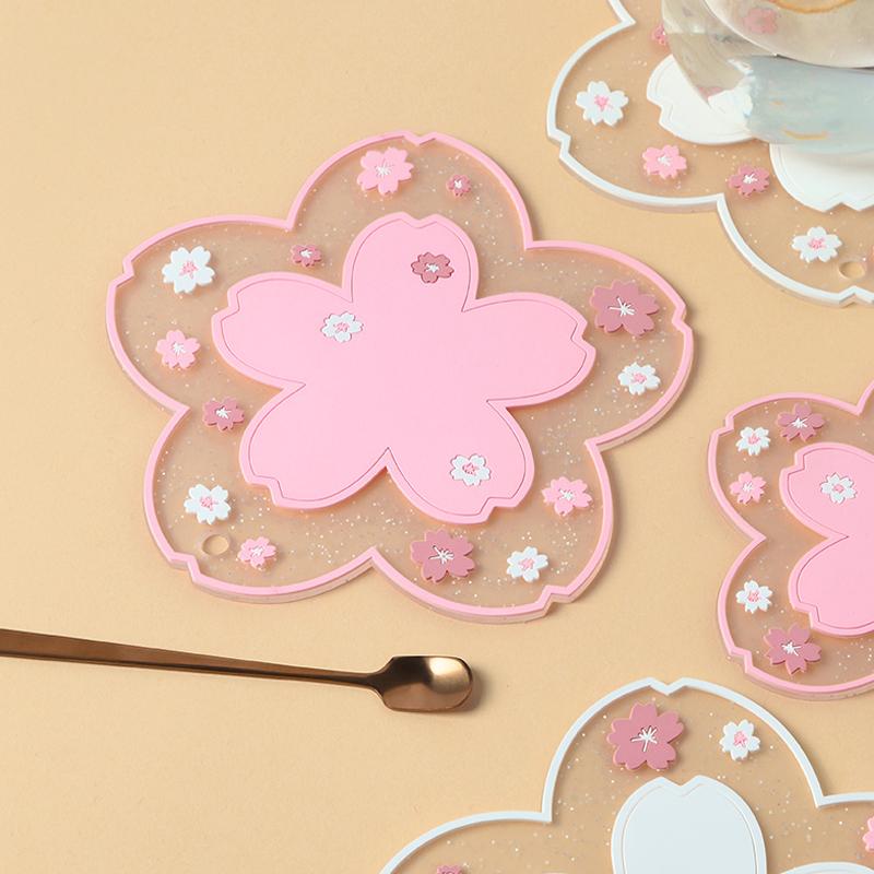 Mats & Pads Kitchen Silicone Insulation Bowl Mat Cherry Blossom Pattern Tea Cup Coffee Dining Table Pad For Plates
Mats & Pads Kitchen Silicone Insulation Bowl Mat Cherry Blossom Pattern Tea Cup Coffee Dining Table Pad For Plates