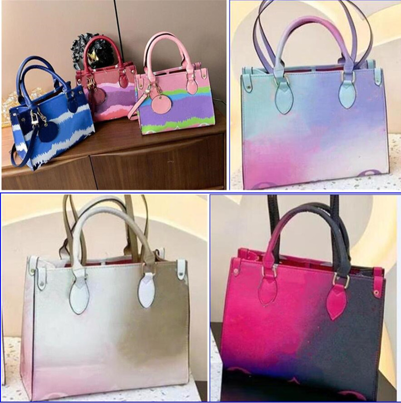 ZZ Designer bags Multicolour Gradient Onthego Totes Women Leather Shoulder Crossbody Bag Handbags Luxury Lady Purses SPRING IN THE CITY M46076 M20510 M59856 32cm, Extra shipping
ZZ Designer bags Multicolour Gradient Onthego Totes Women Leather Shoulder Crossbody Bag Handbags Luxury Lady Purses SPRING IN THE CITY M46076 M20510 M59856 32cm, Extra shipping
