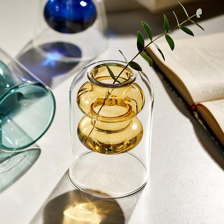 Vases Nordic Home Decor Glass Vase Living Room Decoration Flower Transparent Decorations Decorative Glasses Gifts