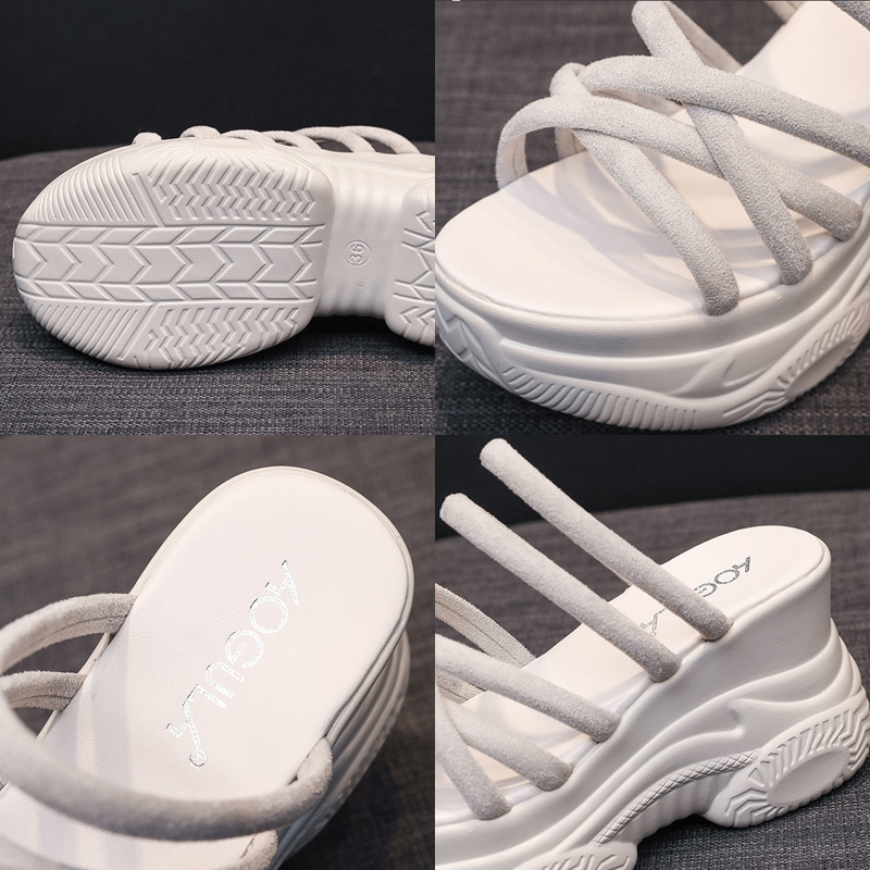 2022 8cm Platform Sandals Wedge Shoes Summer Women Rome Elegant Cute Slippers Beach Shoes Slides Women Summer Shoes, Beige-1
2022 8cm Platform Sandals Wedge Shoes Summer Women Rome Elegant Cute Slippers Beach Shoes Slides Women Summer Shoes, Beige-1