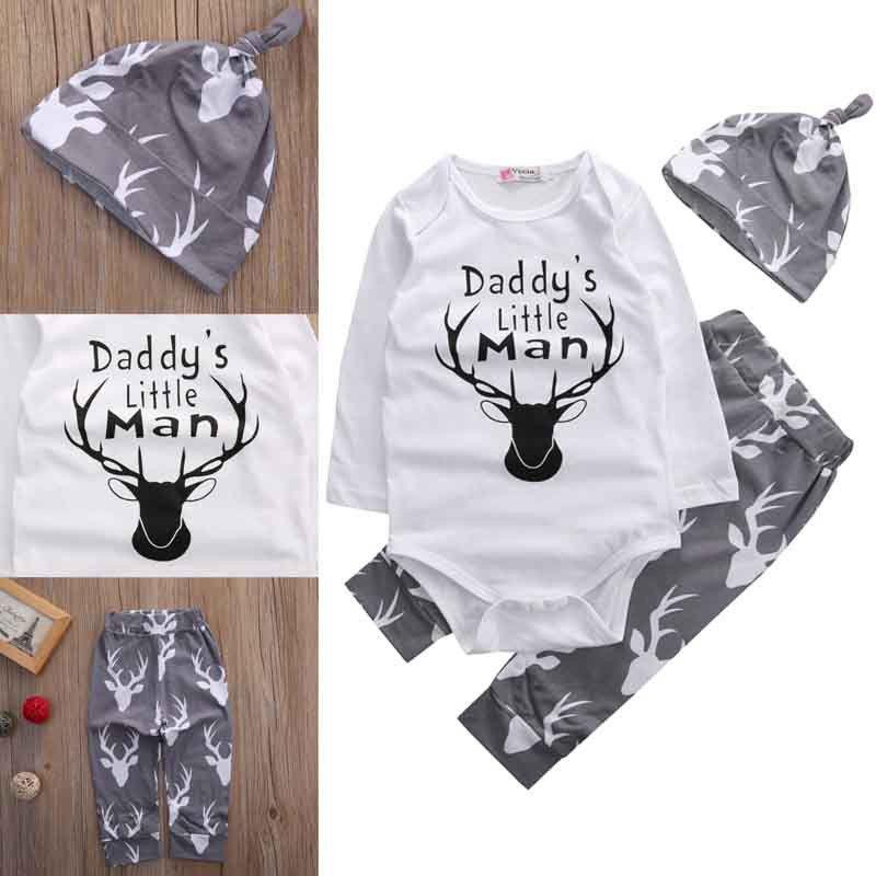 Clothing Sets Born Toddler Boys Cartoon Deer Romper Tops Pants Leggings Hat Baby Coming Home Outfit Set ClothesClothing, White
Clothing Sets Born Toddler Boys Cartoon Deer Romper Tops Pants Leggings Hat Baby Coming Home Outfit Set ClothesClothing, White